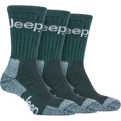 Jeep Luxury Terrain Boot Socks Forest / Grey- Clothing
