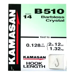 Kamasan B510 Hooks to Nylon Barbless