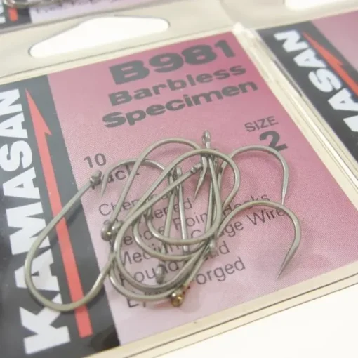 Kamasan B981 Specimen Eyed Fishing Hooks