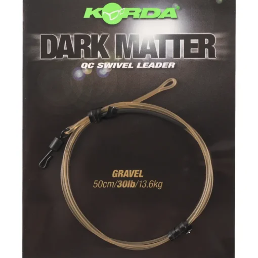 Korda Dark Matter QC Swivel Leader 50cm