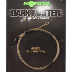 Korda Dark Matter QC Swivel Leader 50cm- Terminal Tackle
