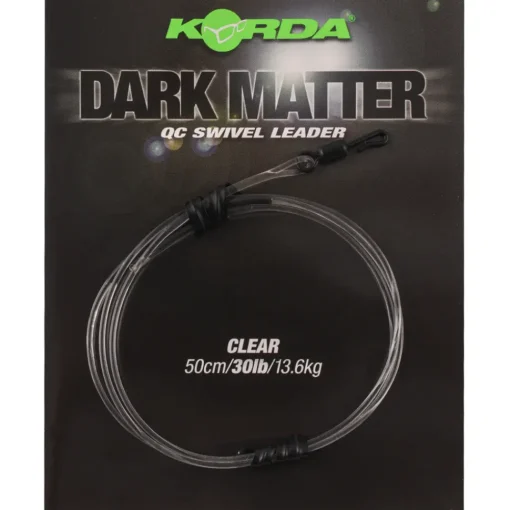 Korda Dark Matter QC Swivel Leader 50cm