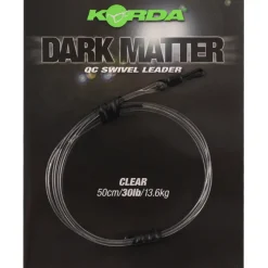 Korda Dark Matter QC Swivel Leader 50cm- Terminal Tackle