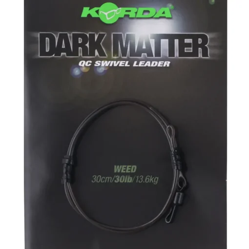 Korda Dark Matter QC Swivel Leader 30cm