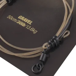 Korda Dark Matter Ring Swivel Leader 50cm- Terminal Tackle
