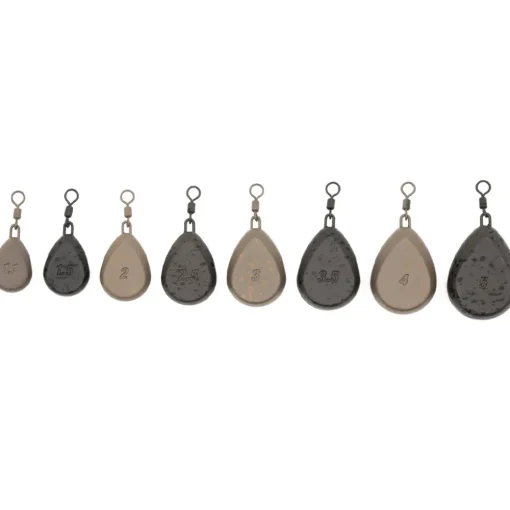 Korda Flat Swivel Pear Fishing Lead