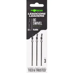 Korda Kable Leadcore Leader QC Swivel- Terminal Tackle