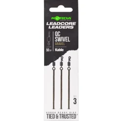 Korda Kable Leadcore Leader QC Swivel- Terminal Tackle