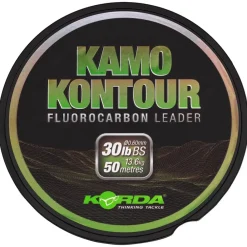 Korda Kamo Kontour Fishing Fluorocarbon Leader 50m- Line