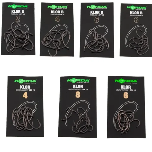 Korda Klor Hooks- Terminal Tackle