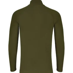 Korda Kool UPF Zip Dark Olive Long Sleeve Jersey- Clothing