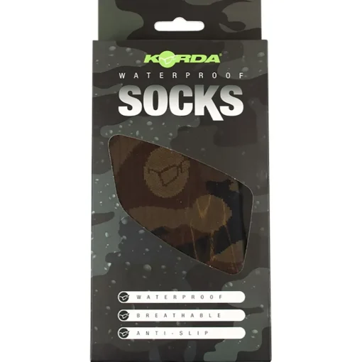 Korda Kore Camouflage Waterproof Fishing Socks- Clothing