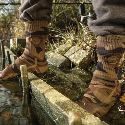Korda Kore Camouflage Waterproof Fishing Socks- Clothing