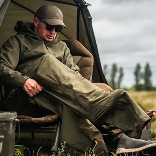 Korda Kore Drykore Fishing Over Trousers Olive- Clothing