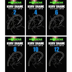 Korda Kurv Shank Fishing Hook
