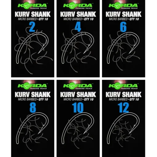 Korda Kurv Shank Fishing Hook