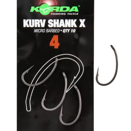 Korda Kurv Shank X Fishing Hook- Terminal Tackle