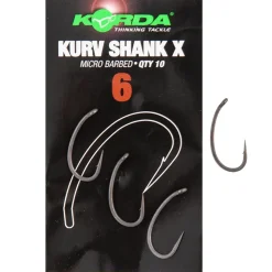 Korda Kurv Shank X Fishing Hook- Terminal Tackle