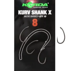 Korda Kurv Shank X Fishing Hook- Terminal Tackle