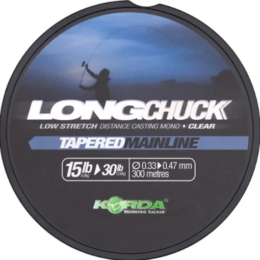 Korda Long Chuck Clear Tapered Mainline- Line