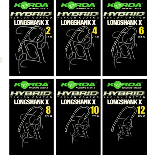 Korda Long Shank X Fishing Hook- Terminal Tackle