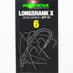 Korda Long Shank X Fishing Hook- Terminal Tackle
