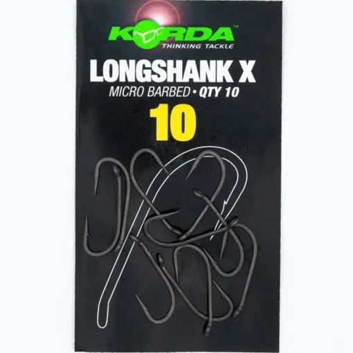 Korda Long Shank X Fishing Hook- Terminal Tackle