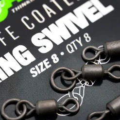 Korda PTFE Coated Ring Swivel- Terminal Tackle