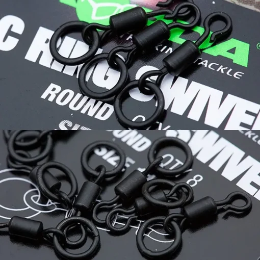 Korda Quick Change Fishing Ring Swivel Round