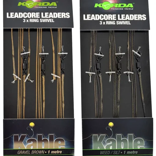 Korda Ring Swivel Leadcore Fishing Leader- Terminal Tackle
