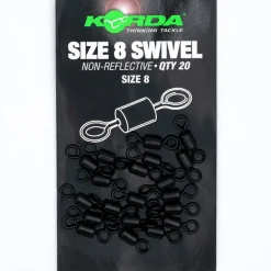 Korda Size 8 Fishing Swivels- Terminal Tackle