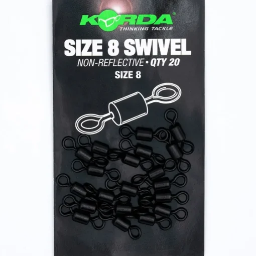 Korda Size 8 Fishing Swivels- Terminal Tackle