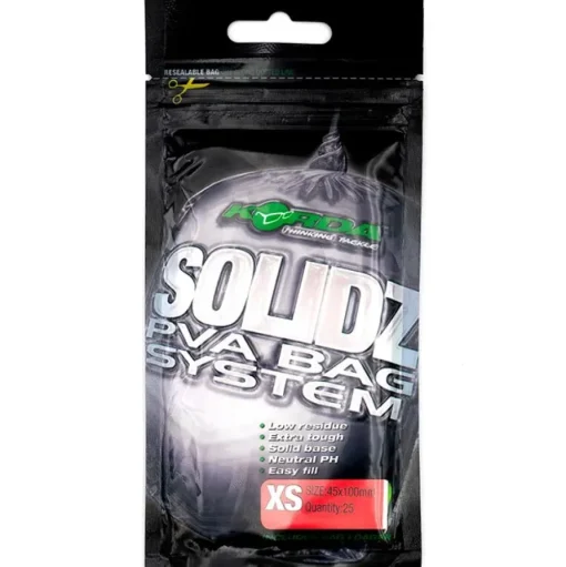 Korda Solidz PVA Fishing Bags- Terminal Tackle