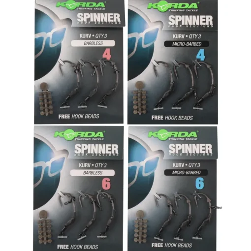 Korda Spinner Hook Sections Kurv- Rigs | Carp Essentials