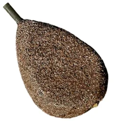 Korda Textured Flat Pear Inline Fishing Lead- Terminal Tackle