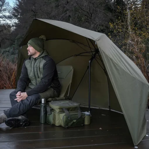 Korum Progress Graphite Brolly Shelter 50"