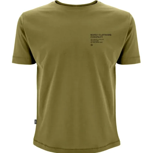 Kumu Origins Khaki Fishing T-Shirt- Clothing