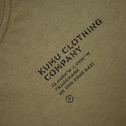 Kumu Origins Khaki Fishing T-Shirt- Clothing