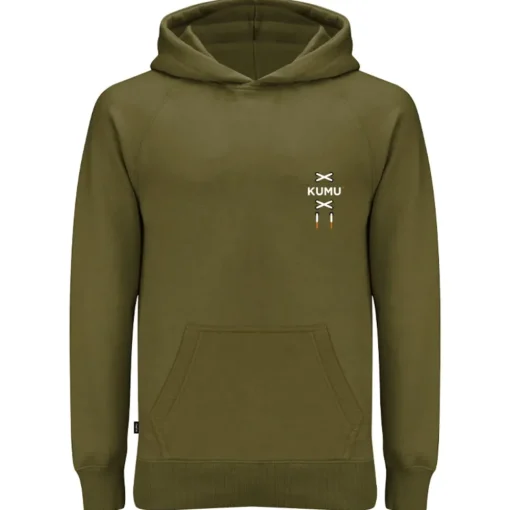 Kumu True Leather Kids Hoodie- Clothing
