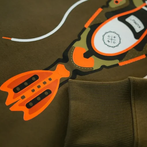 Kumu True Leather Kids Hoodie- Clothing