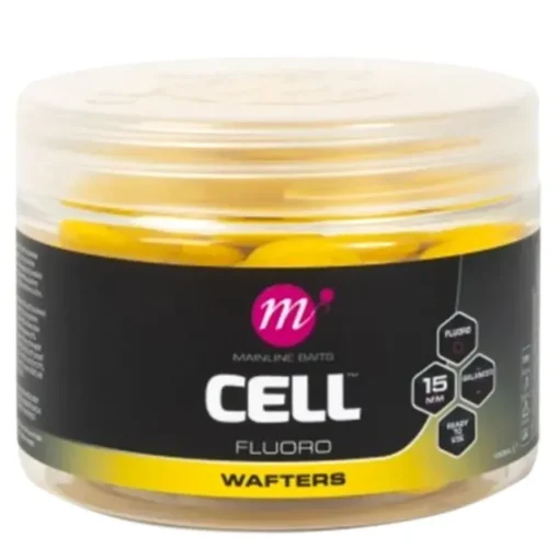 Mainline Cell Fluoro Wafters Yellow- Bait & Additives