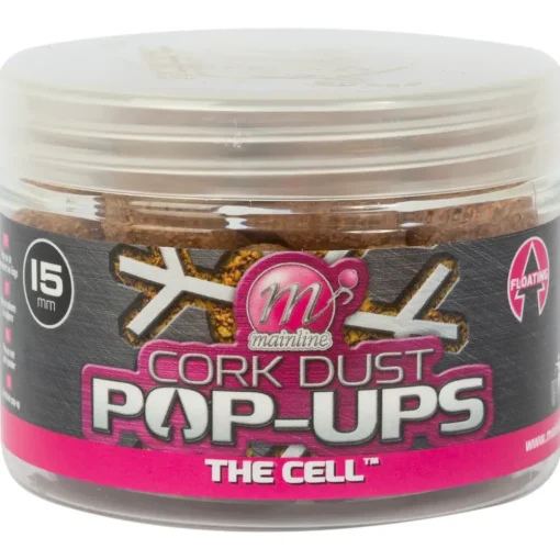 Mainline Dedicated Cork Dust Pop Ups- Bait & Additives