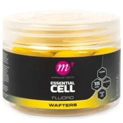 Mainline Essential Cell Fluoro Wafters Yellow- Bait & Additives