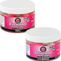 Mainline Fluoro Pop Ups Pink & White- Bait & Additives
