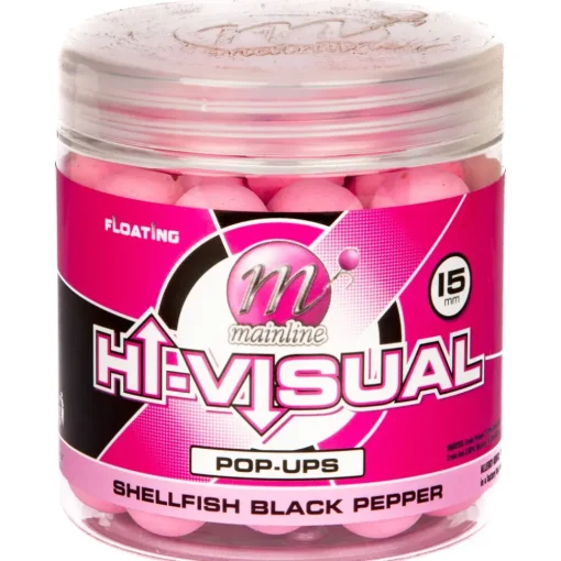 Mainline Hi-Visual Washed Out Pop-Ups- Bait & Additives