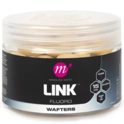 Mainline Link Fluoro Wafters White- Bait & Additives