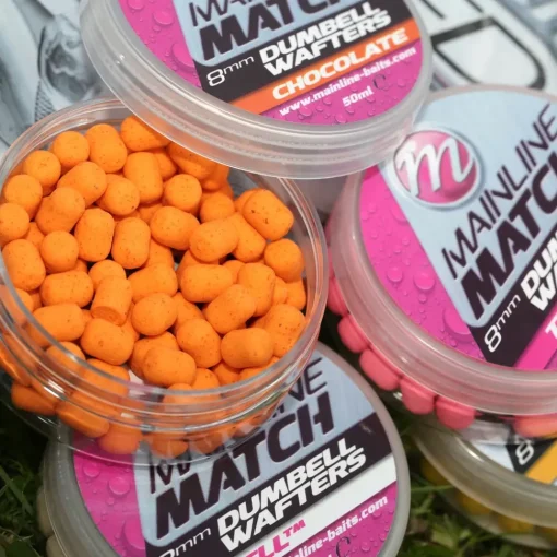 Mainline Match Dumbell Wafters- Bait & Additives
