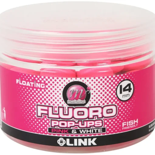 Mainline The Link Fluro Pop Up Pink & White- Bait & Additives