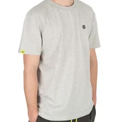 Matrix Large Logo Marl Grey / Lime Fishing T-Shirt