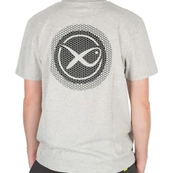 Matrix Large Logo Marl Grey / Lime Fishing T-Shirt